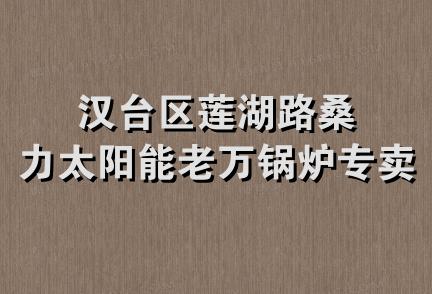 汉台区莲湖路桑力太阳能老万锅炉专卖店