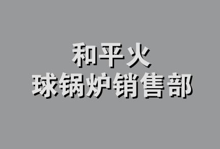 和平火球锅炉销售部