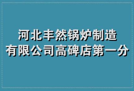 河北丰然锅炉制造有限公司高碑店第一分公司