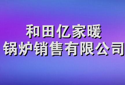 和田亿家暖锅炉销售有限公司