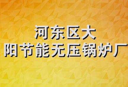 河东区大阳节能无压锅炉厂