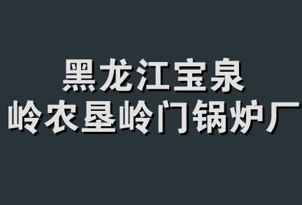 黑龙江宝泉岭农垦岭门锅炉厂