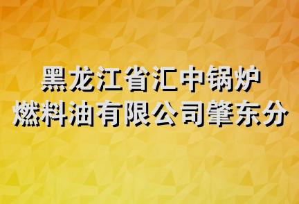 黑龙江省汇中锅炉燃料油有限公司肇东分公司