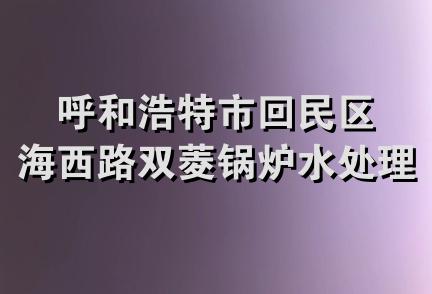 呼和浩特市回民区海西路双菱锅炉水处理服务部