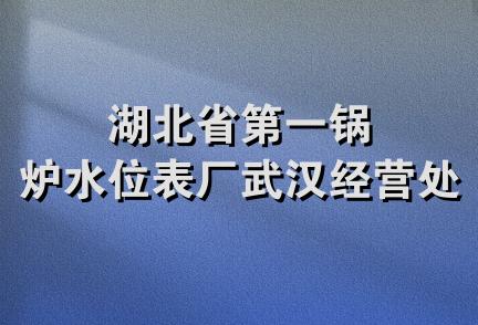 湖北省第一锅炉水位表厂武汉经营处