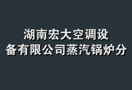 湖南宏大空调设备有限公司蒸汽锅炉分厂