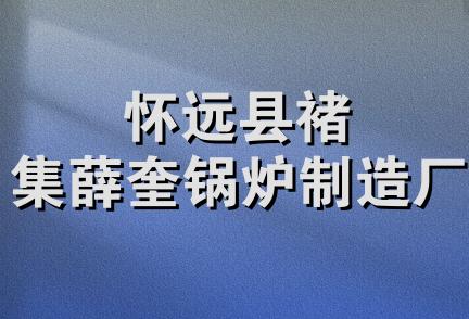 怀远县褚集薛奎锅炉制造厂