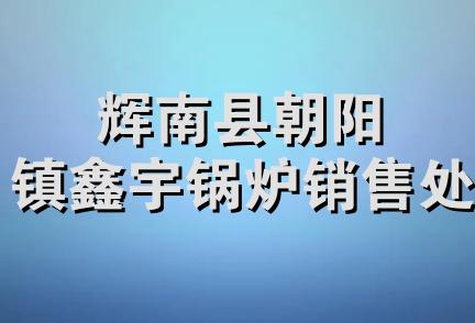 辉南县朝阳镇鑫宇锅炉销售处