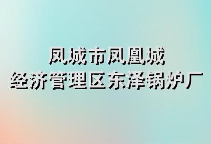 凤城市凤凰城经济管理区东泽锅炉厂