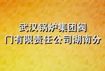 武汉锅炉集团阀门有限责任公司湖南分公司