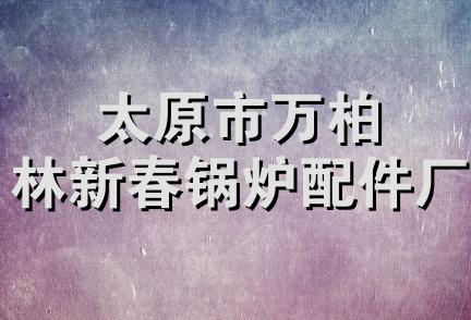 太原市万柏林新春锅炉配件厂