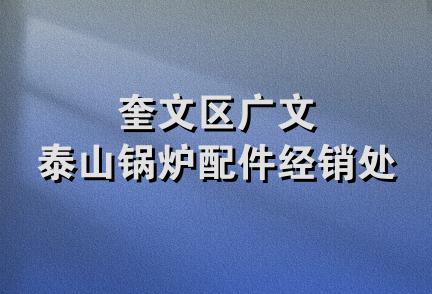 奎文区广文泰山锅炉配件经销处