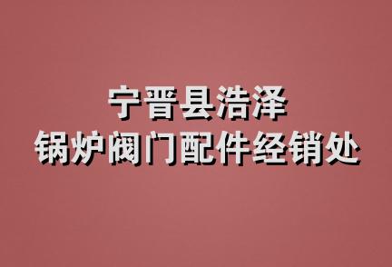 宁晋县浩泽锅炉阀门配件经销处