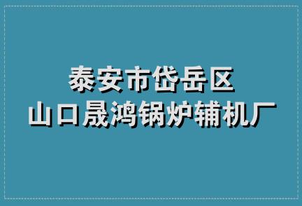泰安市岱岳区山口晟鸿锅炉辅机厂