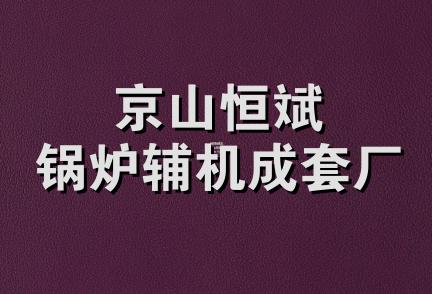 京山恒斌锅炉辅机成套厂