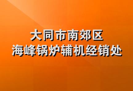 大同市南郊区海峰锅炉辅机经销处