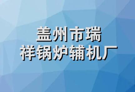 盖州市瑞祥锅炉辅机厂