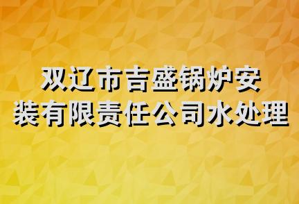 双辽市吉盛锅炉安装有限责任公司水处理服务站