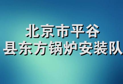 北京市平谷县东方锅炉安装队