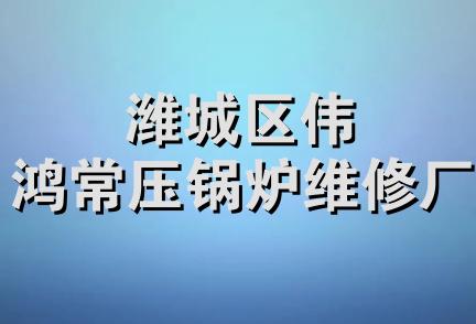 潍城区伟鸿常压锅炉维修厂