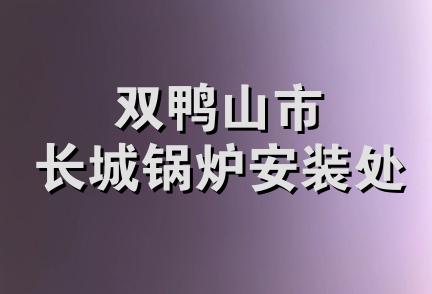 双鸭山市长城锅炉安装处