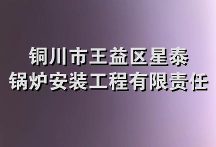 铜川市王益区星泰锅炉安装工程有限责任公司