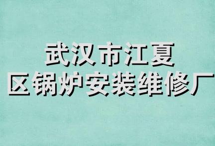 武汉市江夏区锅炉安装维修厂