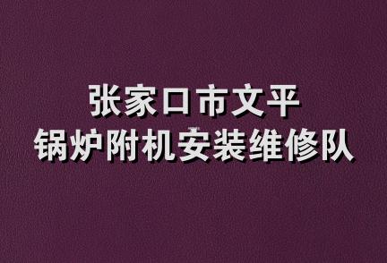 张家口市文平锅炉附机安装维修队