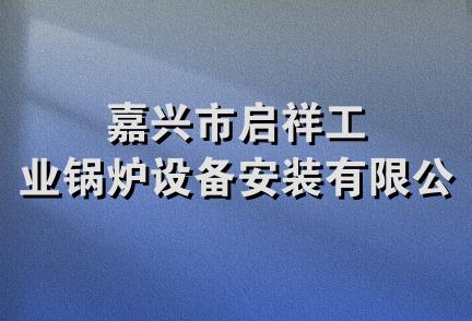 嘉兴市启祥工业锅炉设备安装有限公司