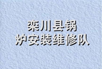 栾川县锅炉安装维修队