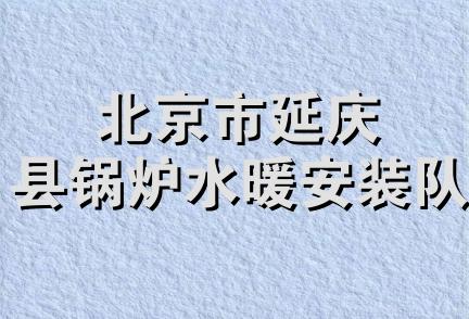 北京市延庆县锅炉水暖安装队