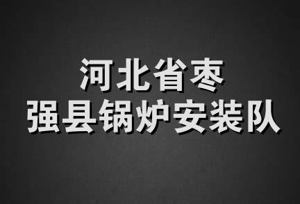 河北省枣强县锅炉安装队